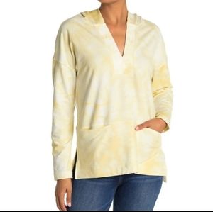 🆕️💛MELLODAY OVERSIZED TIE DYE HOODED PULLOVER, SZ XS